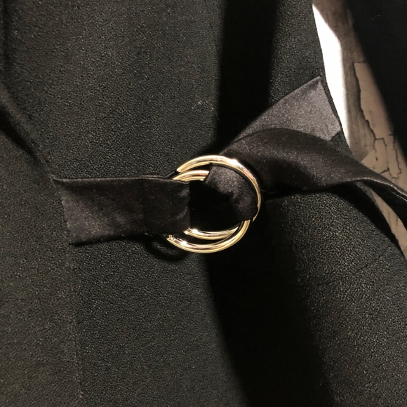 Genny Made In Italy Black Blazer Jacket Sz 40 EUC - Picture 4 of 8